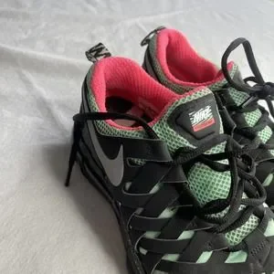 Nike | Shoes | Nike Air Fingertrap Max Black Green Pink Glow  display picture 1